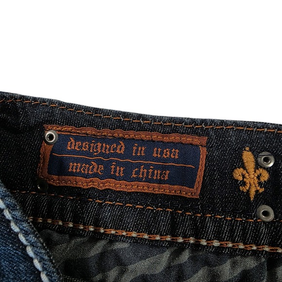 NWT Rock Revival Bootcut Jeans Debbie Size 32 Cotton Blend Dark Wash Denim - Picture 7 of 16